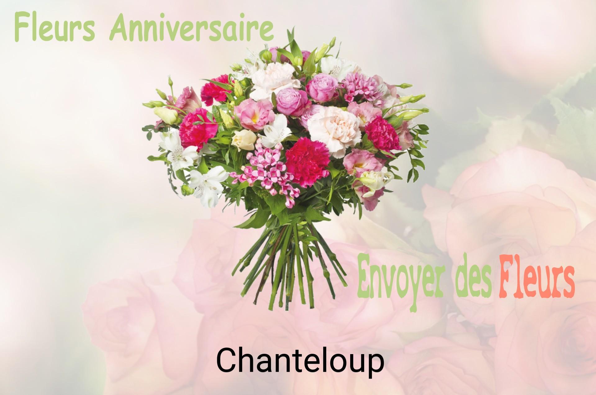 Bouquet de fleurs d’anniversaire livré à Chanteloup