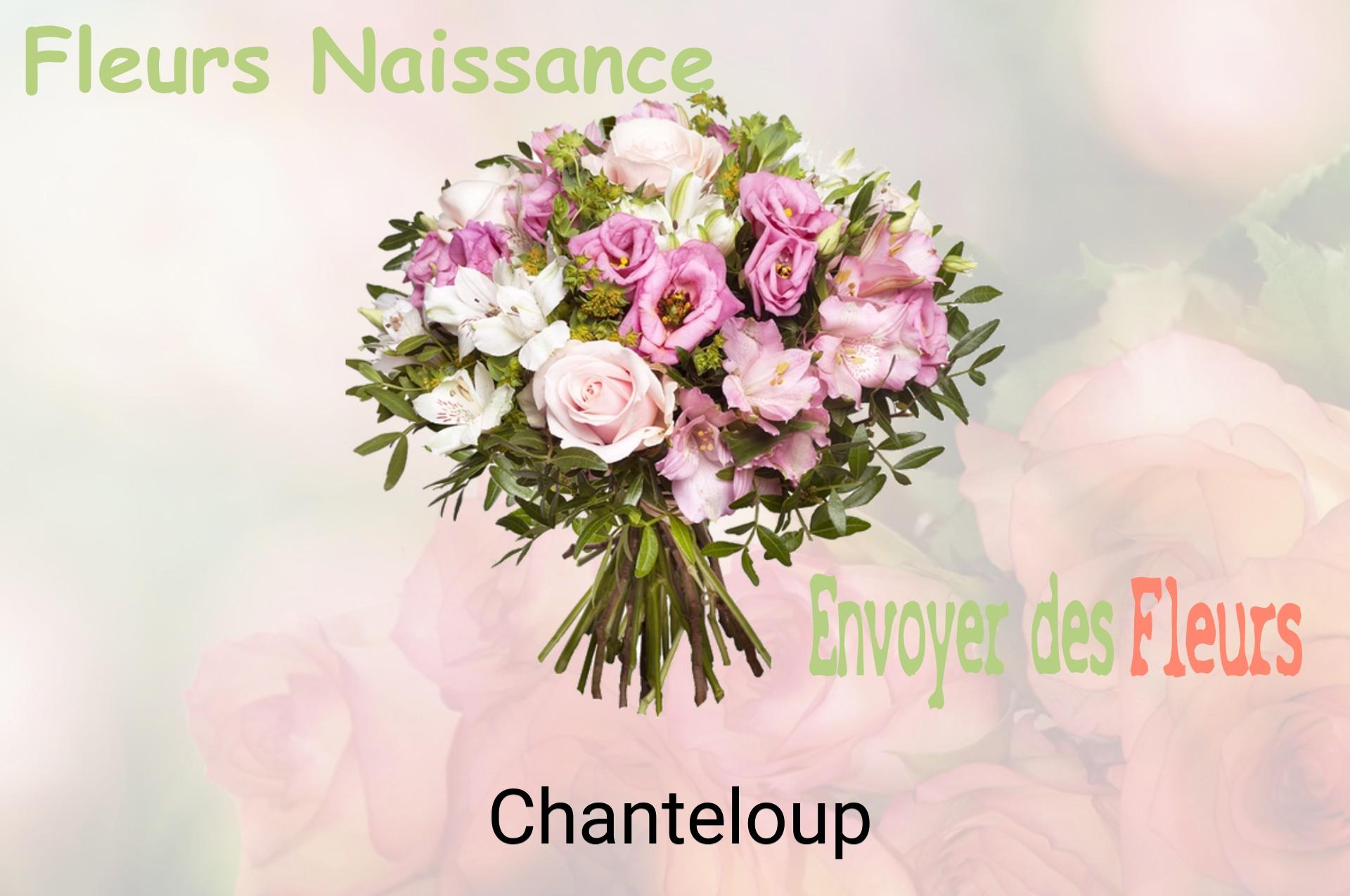 Bouquet de fleurs de naissance livré à Chanteloup