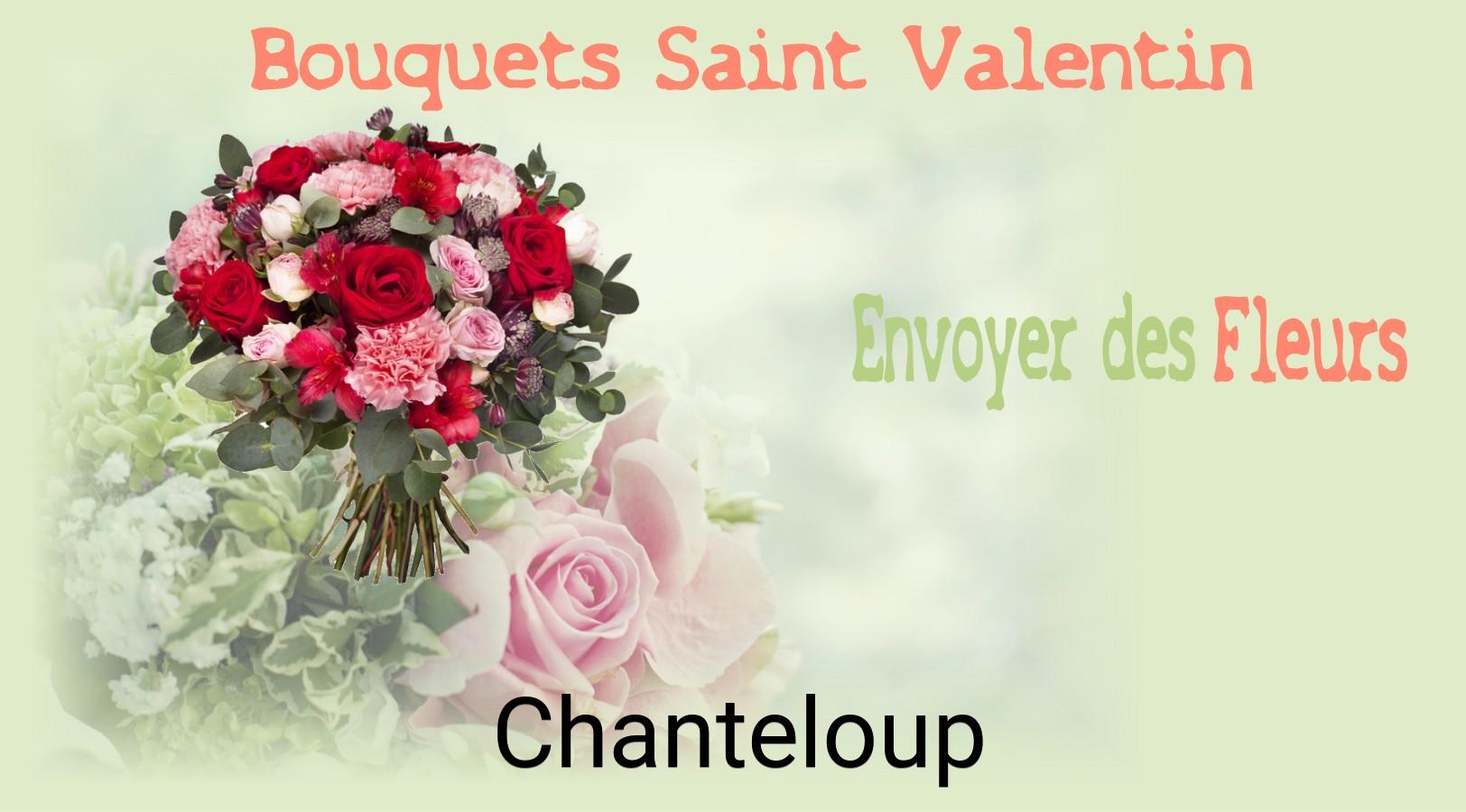 Roses de Saint-Valentin livrées à Chanteloup